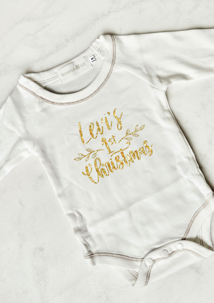 Baby First Christmas Bodysuit