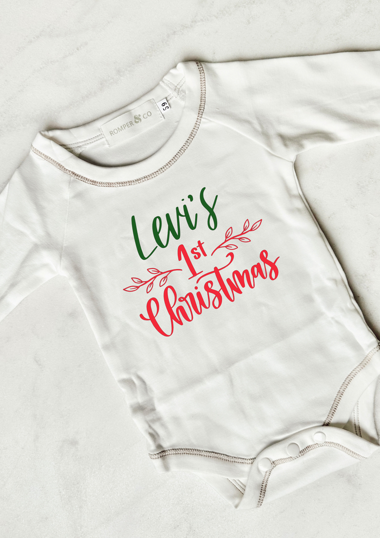 Baby First Christmas Bodysuit