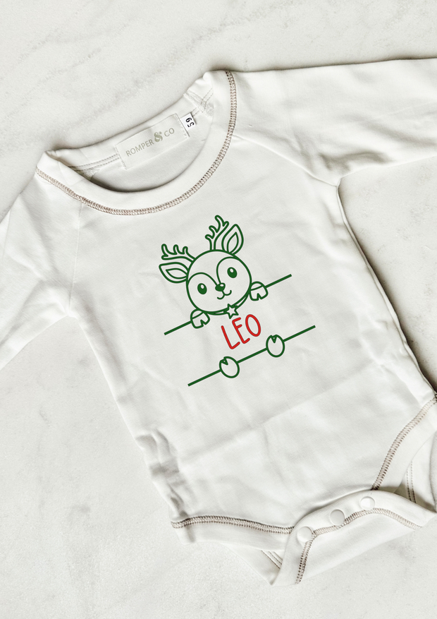 Baby & Toddler Customised Named Christmas Top