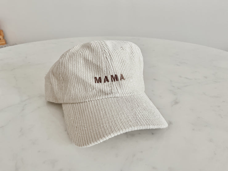 Corduroy Mama & Dada Hat