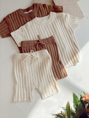 Wide Ribbed Set (Coco)