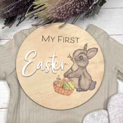 3D My First Easter Plaque