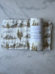 Forest Tree Bamboo Cotton Swaddle