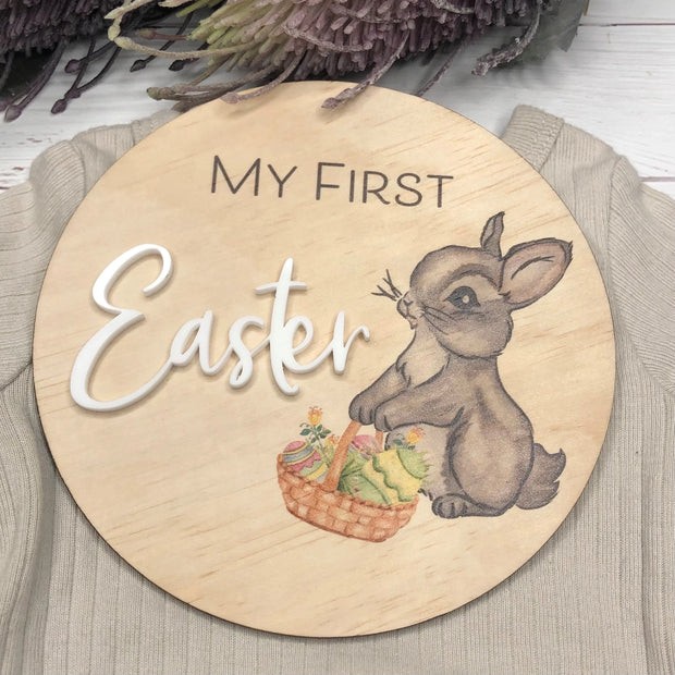3D My First Easter Plaque