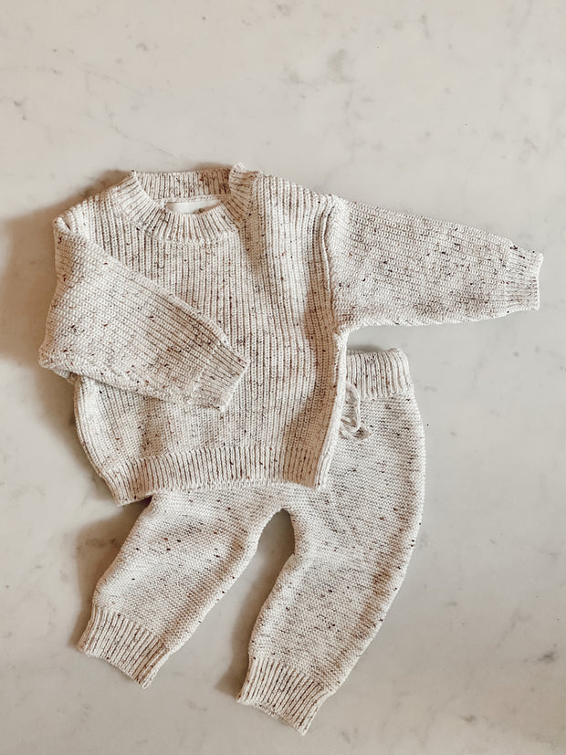 Speckled Knit Sweater