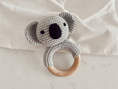 Crochet Baby Rattle (Koala)