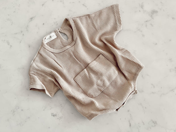 Waffle Romper Playsuit