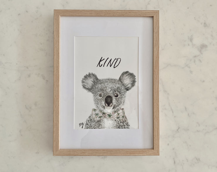 Kind Koala Nursery Art