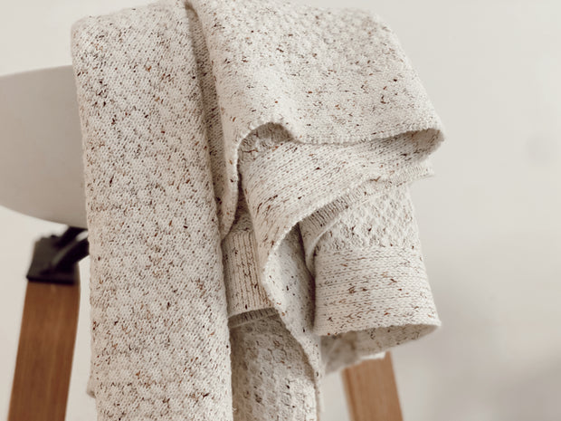 The Speckled Knit Blanket