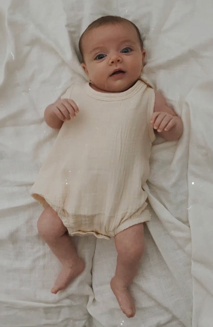 Classic Muslin Romper
