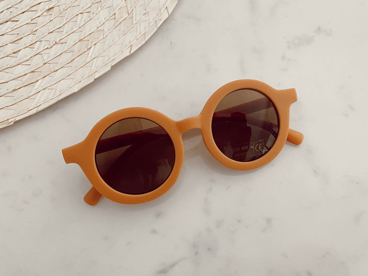 Adult Round Matte Sunglasses