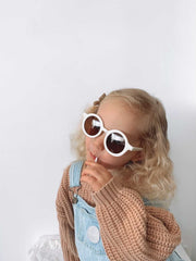 Round Matte Sunglasses - Children