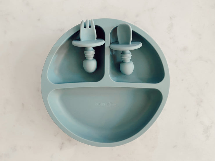 Silicone Suction Divided Plate Set