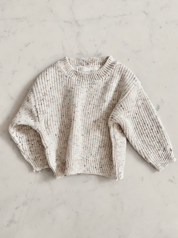 Speckled Knit Sweater