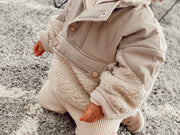 Sherpa Zipped Pullover Sweater