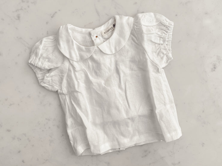 White Collar Tee