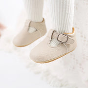 Taupe T-Bar Shoes