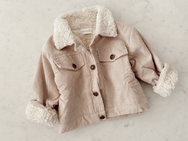 Sherpa Lined Corduroy Jacket