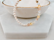 Crystals & Pearls Bracelet