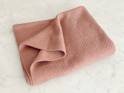 Rusty Pink Knit Blanket